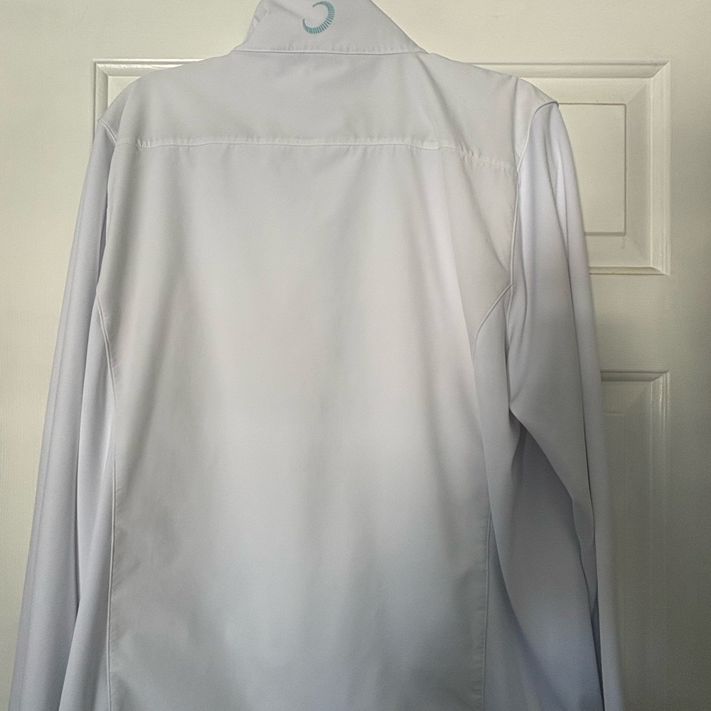 Zero Restriction white pullover blue trim size xl… - image 2